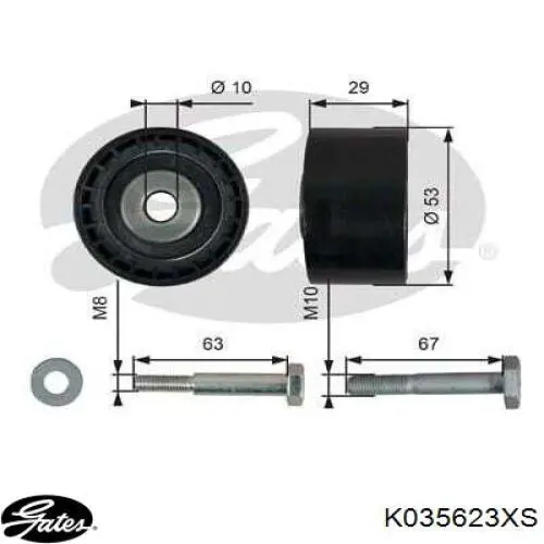 Comprar K035623XS Gates Kit de correa de distribución