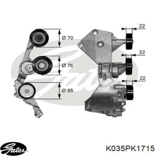 Correa de transmisión para Mercedes A W168