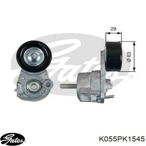 Correa de transmisión, juego Gates K055PK1545 precio, desde 82,73 EUR