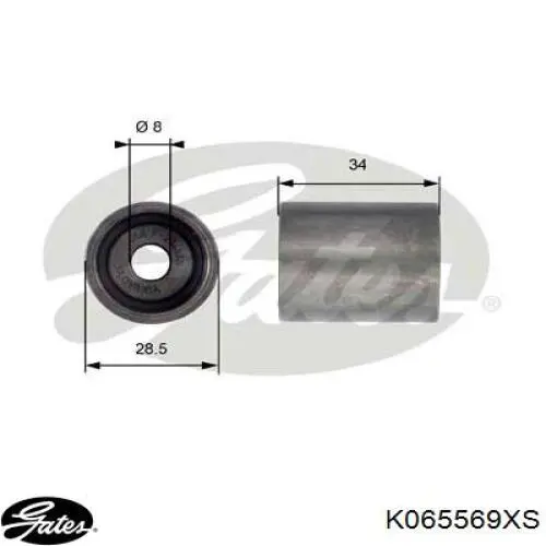 K065569XS Gates kit correa de distribución