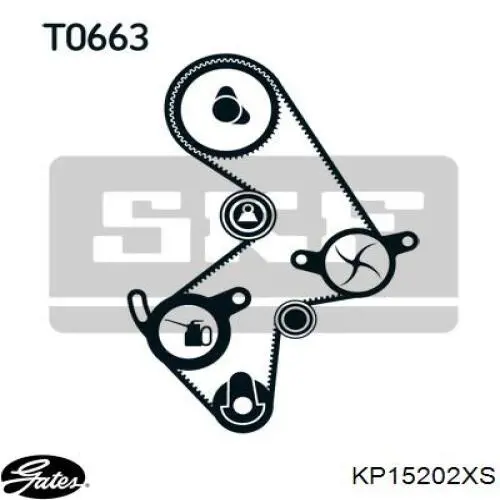 Comprar KP15202XS Gates Kit de correa de distribución