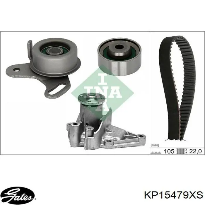 Kit de distribución KP15479XS Gates