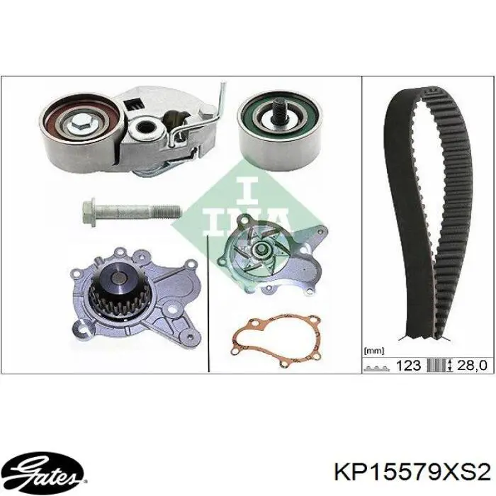 KP15579XS-2 Gates kit de distribución