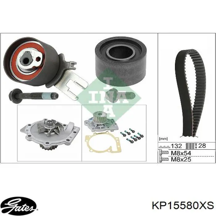 Comprar KP15580XS Gates Kit de correa de distribución