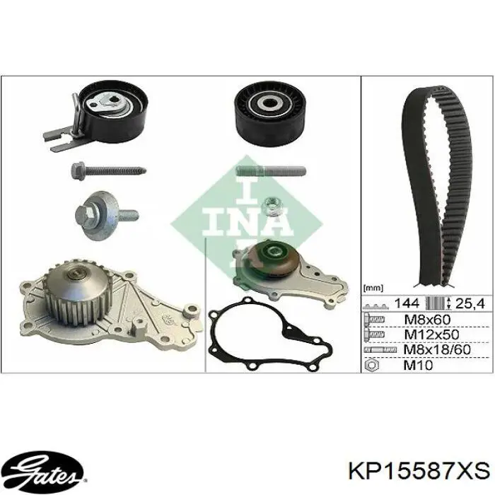 Juego de correas dentadas Bugatti KBU10013B precio, desde 85,56 EUR