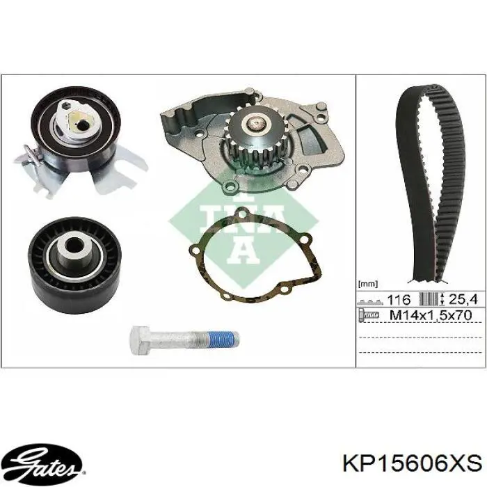 Kit de distribución KP15606XS Gates