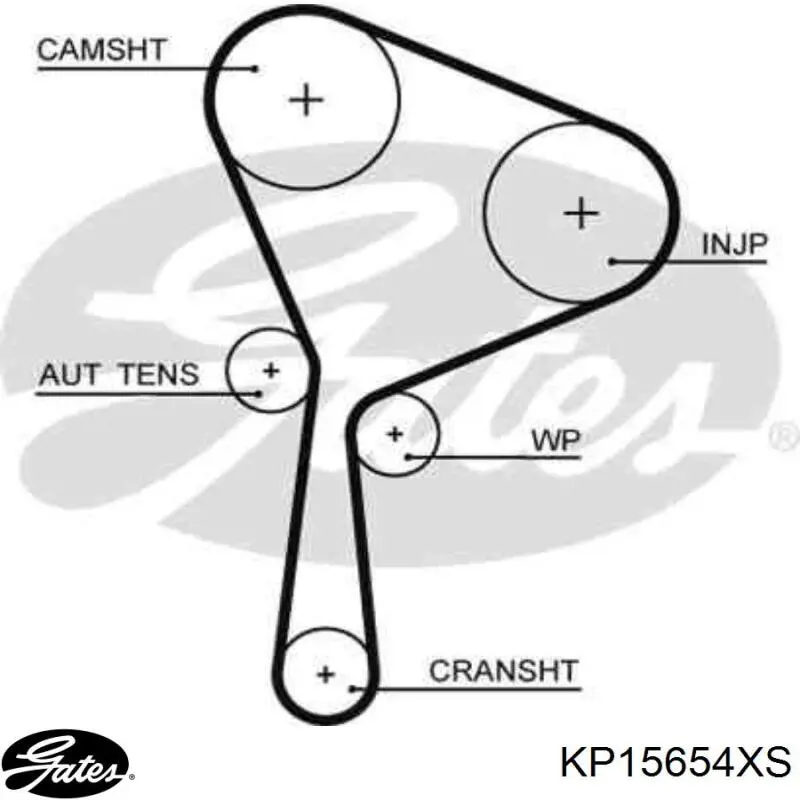 WTBK5102.00 Open Parts kit correa de distribución