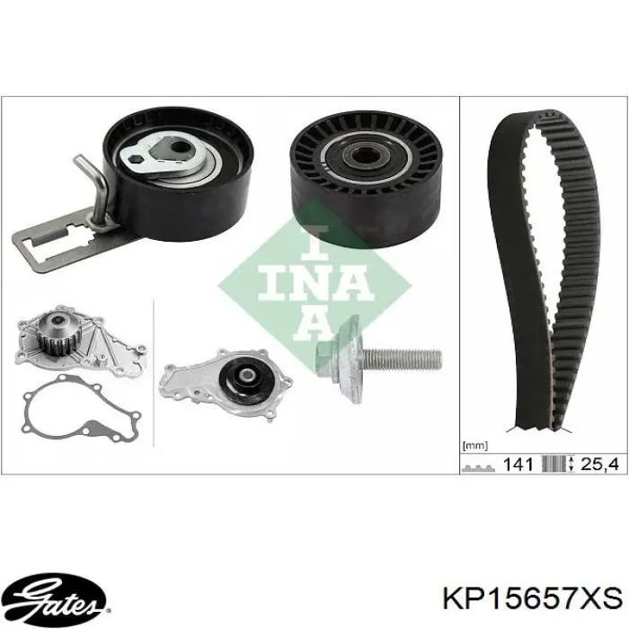 K3PA1136AL SIL Kit correa de distribución