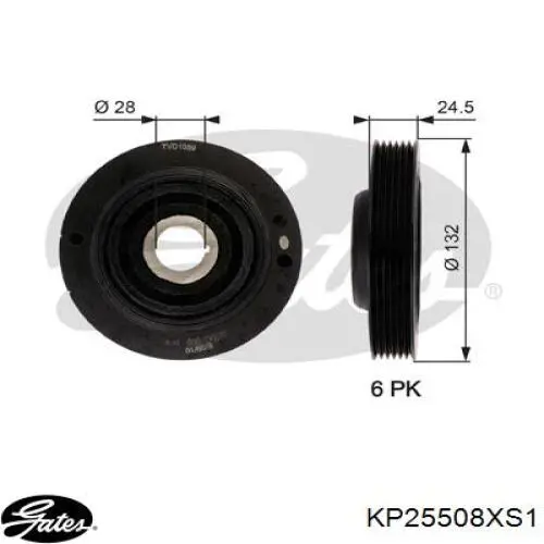 Comprar KP25508XS1 Gates Kit de correa de distribución