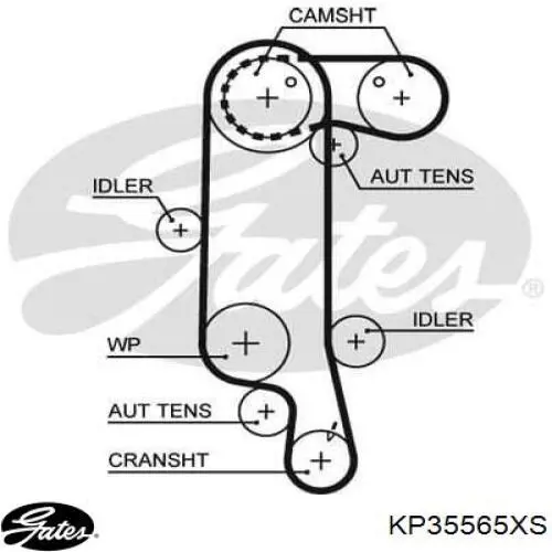 KDP457.820 SNR kit correa de distribución