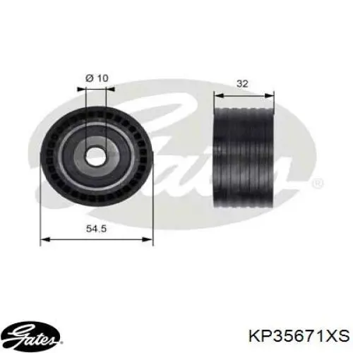 119A00397R INA kit correa de distribución