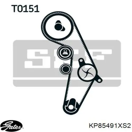 06B109119L VAG kit correa de distribución