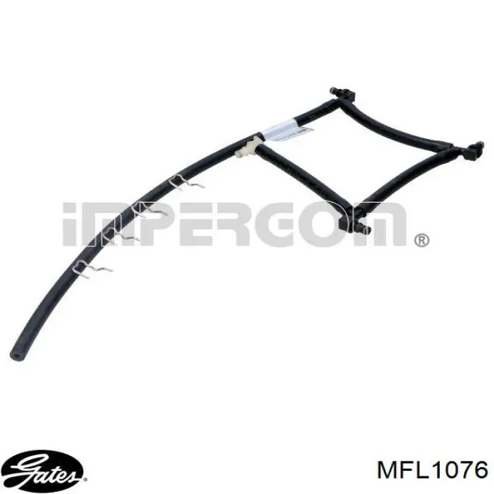 Comprar MFL1076 Gates Tubería de retorno de combustible de los inyectores