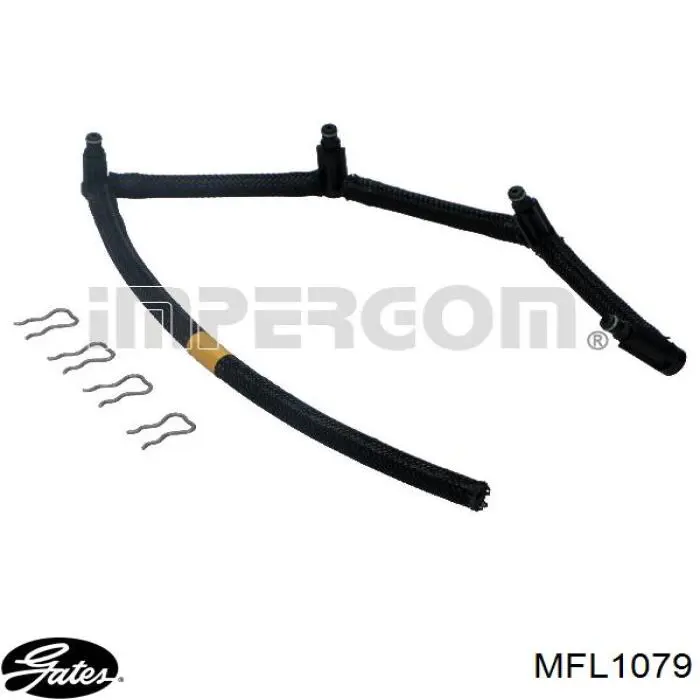Tubería de retorno de combustible de los inyectores Gates MFL1079 precio, desde 19,60 EUR
