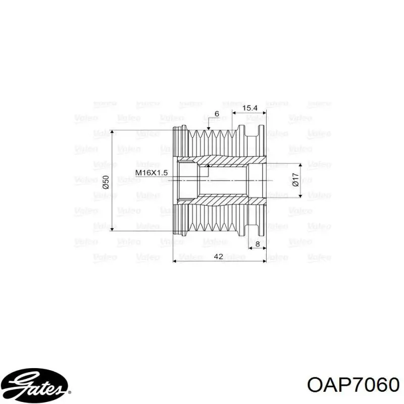 541038 Ruville Rueda libre alternador 
