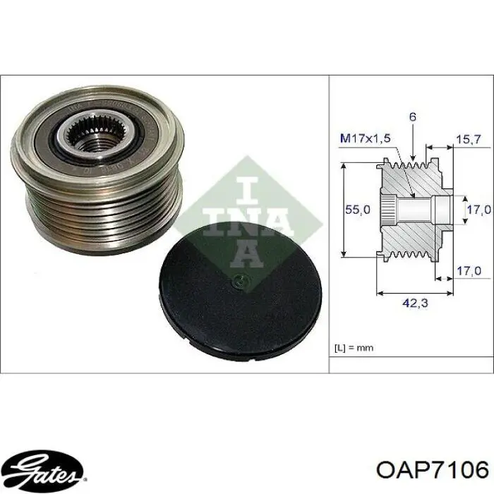 Poleas juego de piezas Renault Megane 2 LM0, LM1