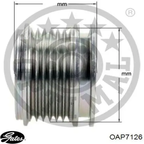 Polea alternador P0100 General Motors