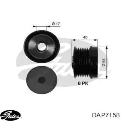 Polea rueda libre Ford AM5Q10A352AA precio, desde 41,58 EUR