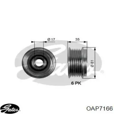 Polea alternador AFP0084INA AS/Auto Storm
