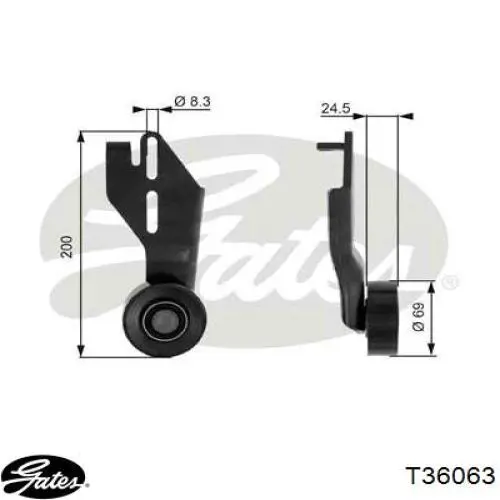 531023810 INA Tensor de correa de alternador