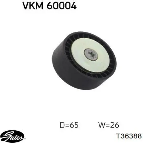 Comprar 96440417 General Motors Polea inversión/guía, correa poli V