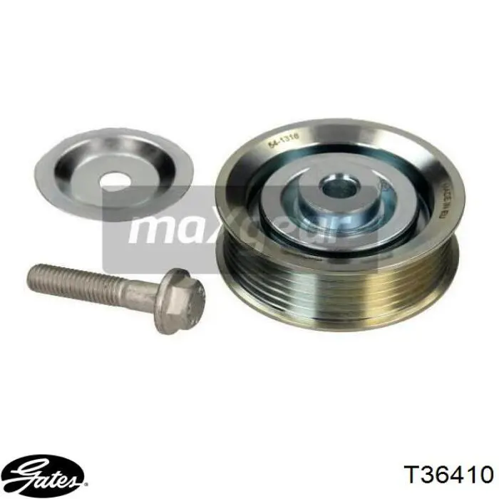 Polea inversión / guía, correa poli V T36410 Gates