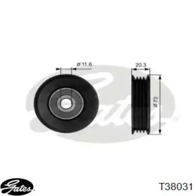 Comprar T38031 Gates Polea tensora, correa poli V