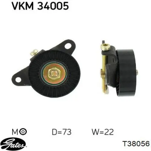 CX3000 CX/Complex Tensor de correa de alternador