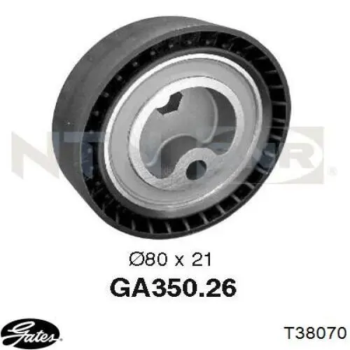 Comprar ADJ1396502 Blue Print Polea tensora, correa poli V