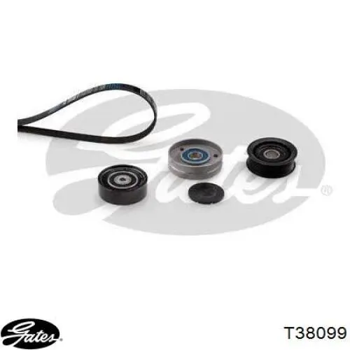 Polea inversión/guía, correa auxiliar servicios Gates T38099 precio, desde 11,45 EUR