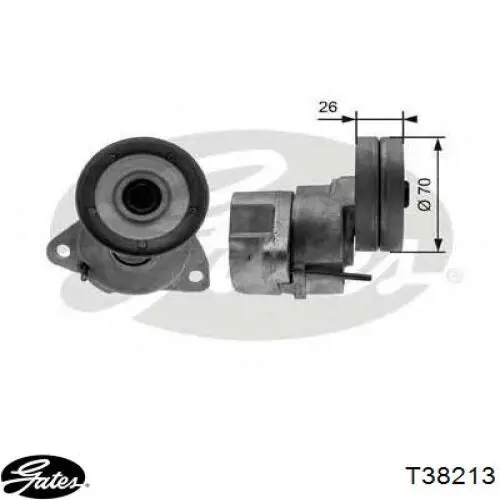 Tensor de la correa trapecial Kraft 1221911 precio, desde 46,82 EUR