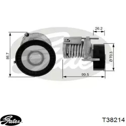 Comprar CX0100 CX/Complex Tensor de correa poli V 
