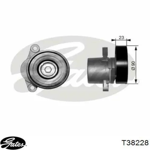 Rodillo, correa trapecial poli V Audi A4 8EC
