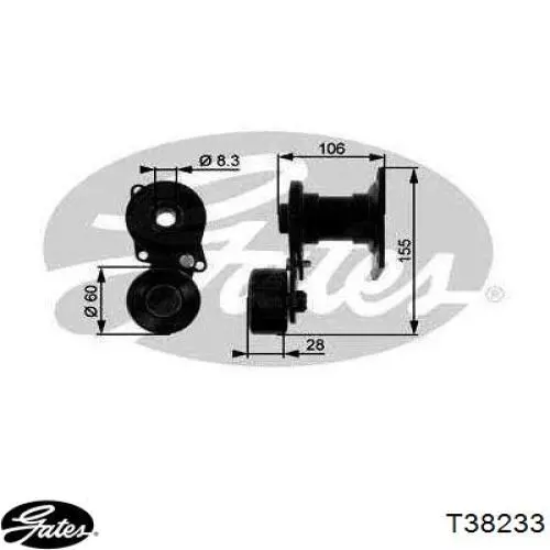 VKM33040 SKF Tensor de correa auxiliar