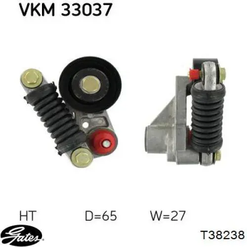 Comprar 575152 Peugeot/Citroen Tensor de correa poli V 