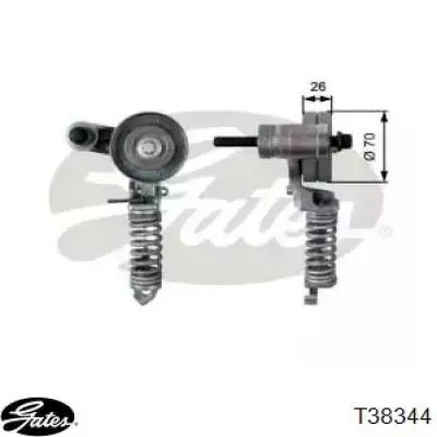 Comprar T38344 Gates Tensor de correa poli V 