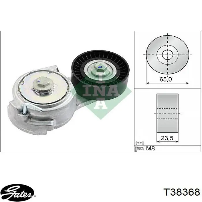 Tensor de la correa trapecial Fiat/Alfa/Lancia 55258443 precio, desde 27,83 EUR