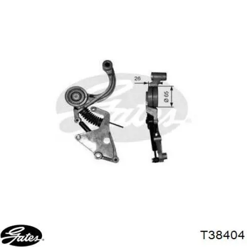 7509476 BMW tensor de correa poli v