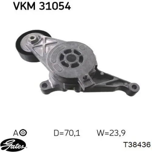 Comprar AS507028 Aslyx Tensor de correa poli V 