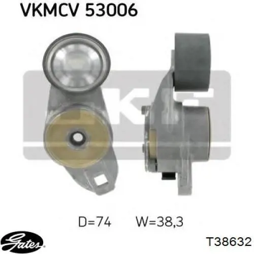Tensor de correa poli V 7421479276 Renault (RVI)