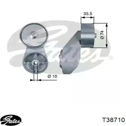 T38710 Gates Tensor de correa de alternador