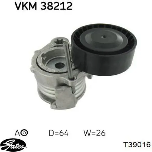 Comprar 7790447 BMW Tensor de correa poli V 