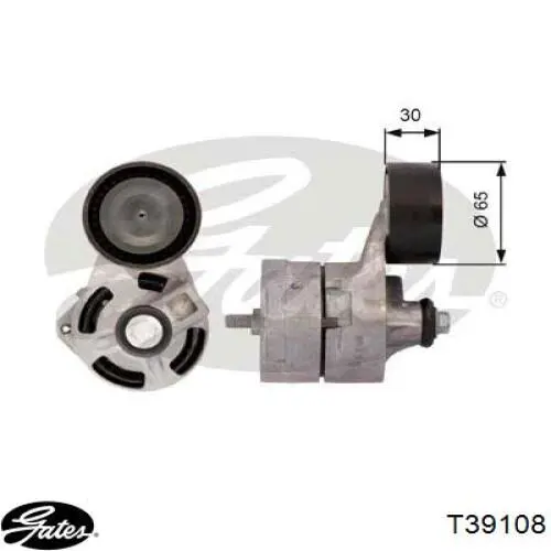 Tensor de correa de alternador para Ford Transit (V347/8)