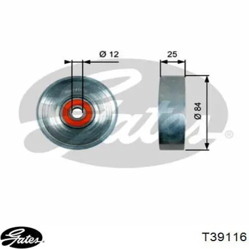 1563519 Volvo Tensor de correa de alternador