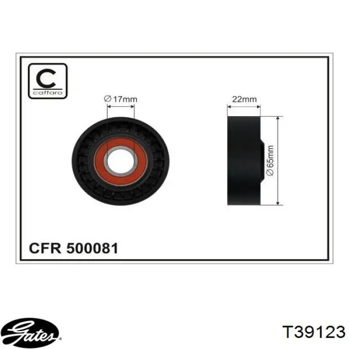 Comprar 252812A600 Gates Tensor de la correa trapecial
