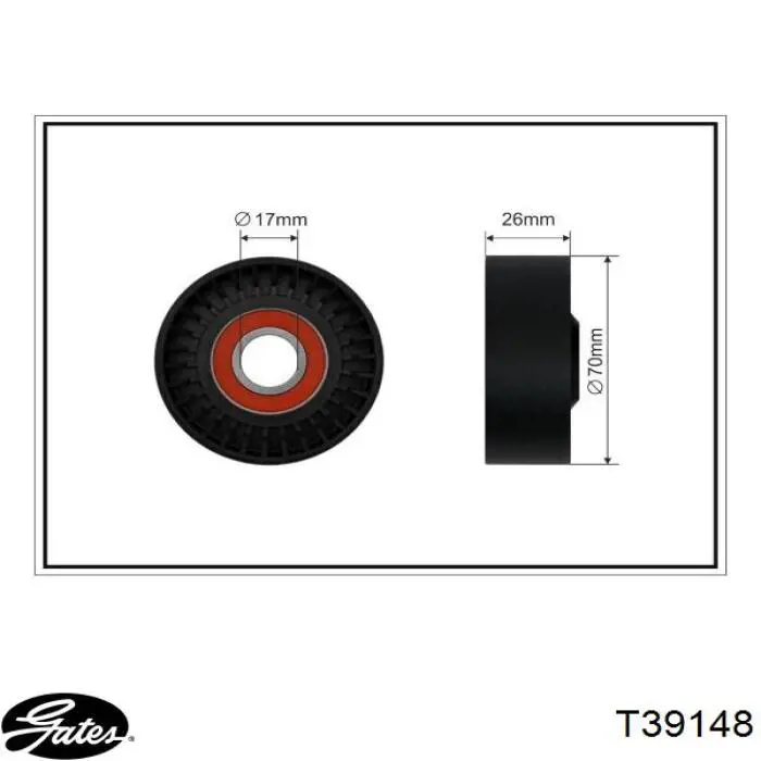 20921629 Swag Tensor de correa de alternador