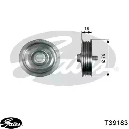 Comprar T39183 Gates Polea tensora, correa poli V