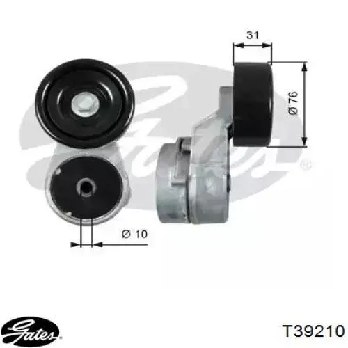 Comprar PSBB008 Parts-Mall Tensor de correa poli V 