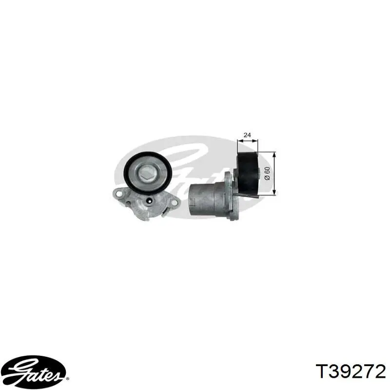 Tensor de la correa trapecial Gates T39272 precio, desde 27,74 EUR