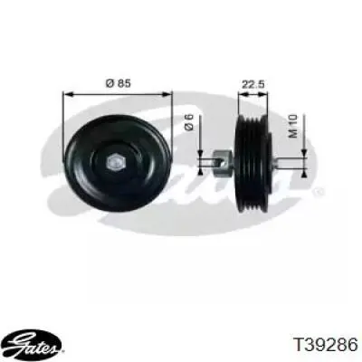 Comprar 1192777A10 Nissan/Infiniti Polea tensora, correa poli V